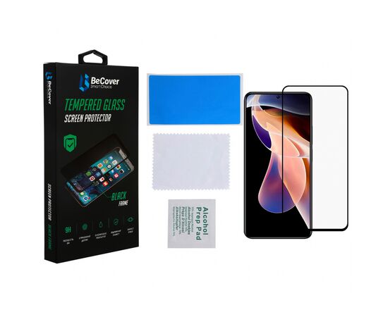 Стекло защитное BeCover Redmi Note 11 Pro / 11 Pro Plus Black (707140), изображение 2 Стекло защитное BeCover Redmi Note 11 Pro / 11 Pro Plus Black (707140), изображение 2