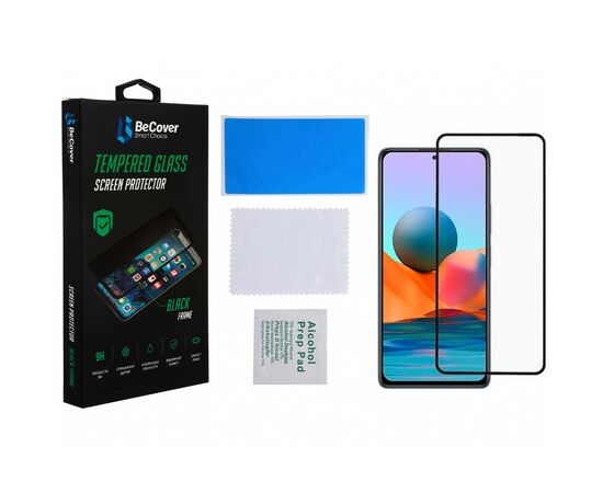 Стекло защитное BeCover Xiaomi Poco M4 Pro 5G Black (707041), изображение 2 Стекло защитное BeCover Xiaomi Poco M4 Pro 5G Black (707041), изображение 2