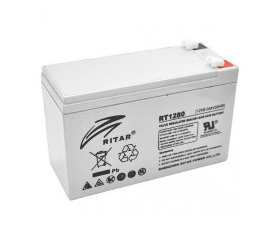 Батарея к ИБП Ritar AGM RT1280, 12V-8Ah (RT1280)