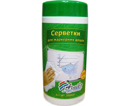 Серветки Arnika for marker boards tub-100pcs (30668)