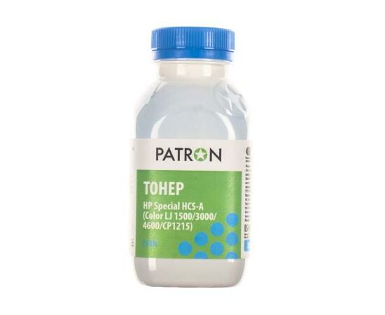 Тонер HP CLJ 1500/3000/4600/CP1215) CYAN 50г Patron (HCS-A-C-050)