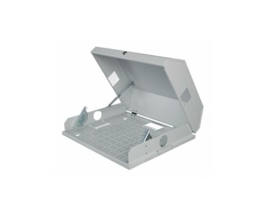 Шафа настінна Mirsan SLIM 3+5U 19" 537x475, RAL 7035 (MR.SLM.02)
