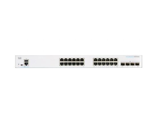 Коммутатор сетевой Cisco CBS350-24T-4G-EU, изображение 2 Коммутатор сетевой Cisco CBS350-24T-4G-EU, изображение 2