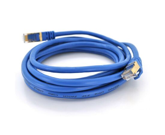 Патч-корд 5.0м, FTP, RJ-45, Cat.6, CU, blue Ritar (PCR-SFP/5Be / 05205)