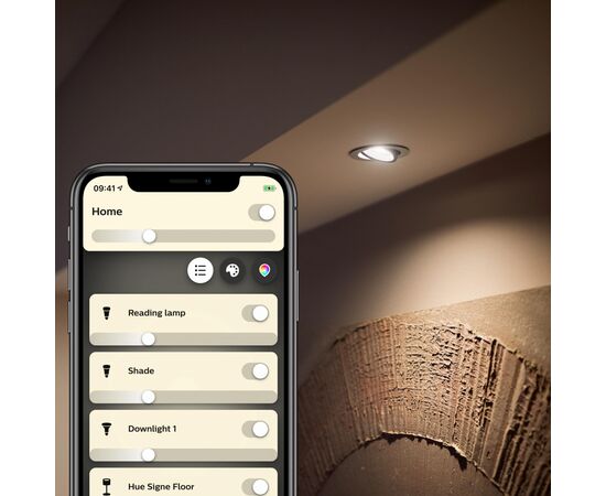 Умная лампочка Philips Hue GU10, White, BT, DIM, 2шт (929001953506), изображение 2