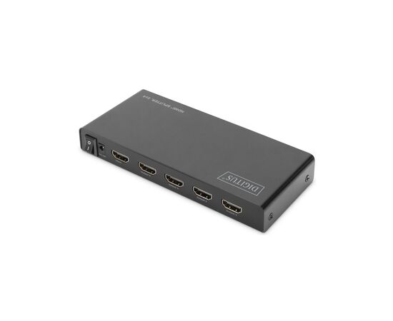 Сплиттер Digitus HDMI (INx1 - OUTx4), 4K, black (DS-45325), изображение 3 Сплиттер Digitus HDMI (INx1 - OUTx4), 4K, black (DS-45325), изображение 3