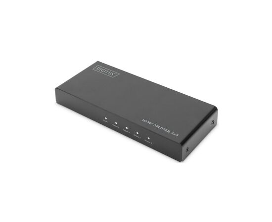 Сплиттер Digitus HDMI (INx1 - OUTx4), 4K, black (DS-45325)