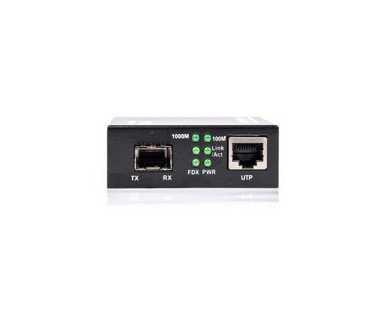Медиаконвертер RCI 1G, SFP slot, RJ45, standart size metal case (RCI300S-G), изображение 2 Медиаконвертер RCI 1G, SFP slot, RJ45, standart size metal case (RCI300S-G), изображение 2