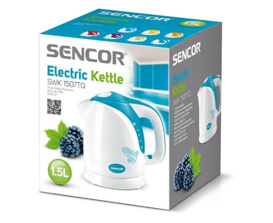 Электрочайник Sencor SWK 1507 TQ (SWK1507TQ), изображение 2 Электрочайник Sencor SWK 1507 TQ (SWK1507TQ), изображение 2