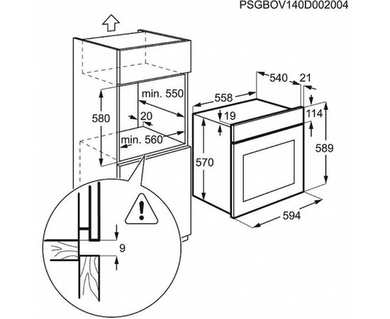 Духовой шкаф Electrolux EZB 53430 AW (EZB53430AW), изображение 2 Духовой шкаф Electrolux EZB 53430 AW (EZB53430AW), изображение 2