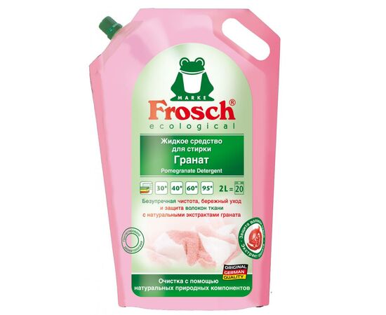 Гель для стирки Frosch Гранат 2 л (4001499910807)