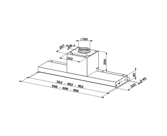 Вытяжка кухонная Faber IN-NOVA PREMIUM X A60 F, изображение 4 Вытяжка кухонная Faber IN-NOVA PREMIUM X A60 F, изображение 4