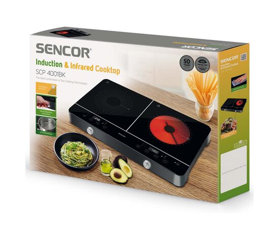 Настольная плита Sencor SCP4001BK, изображение 9 Настольная плита Sencor SCP4001BK, изображение 9