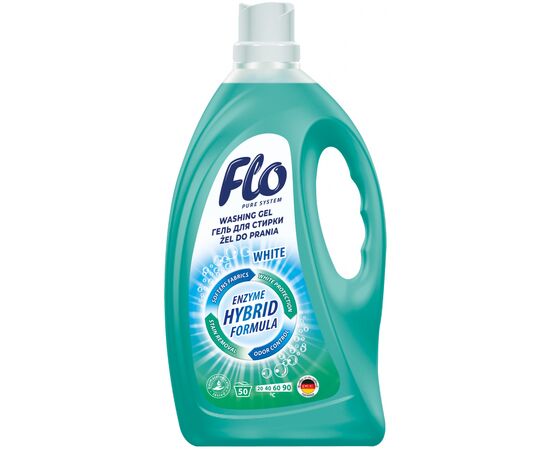 Гель для стирки Flo 4 в 1 White 2 л (5900948237733)