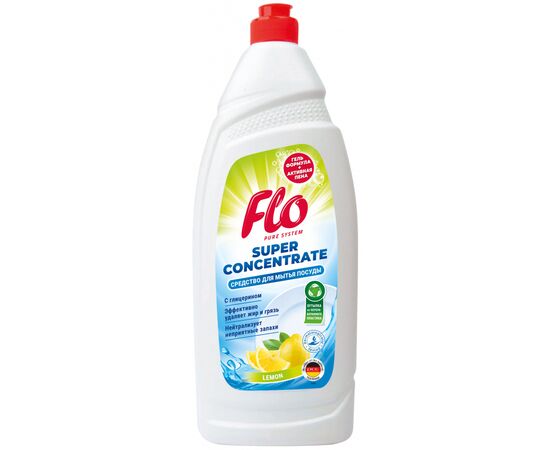 Засіб для ручного миття посуду Flo Lemon 900 мл (5900948246926)