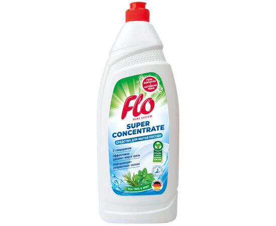 Засіб для ручного миття посуду Flo Tea Tree & Mint 900 мл (5900948246940)