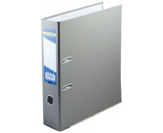 Папка - регистратор Buromax А4, 70мм, JOBMAX PP, gray, built-up (BM.3011-09c)