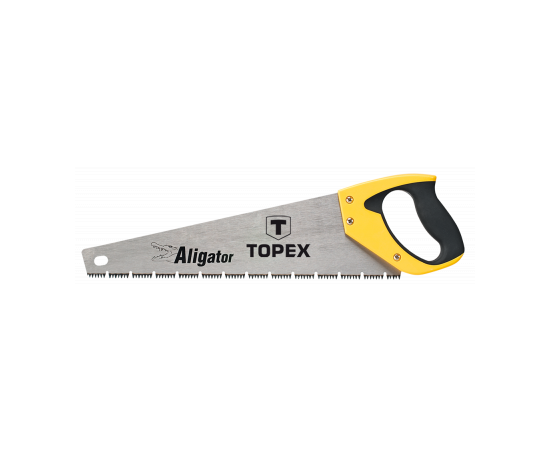 Ножовка Topex по дереву, 450 мм, "Aligator", 7TPI (10A446)