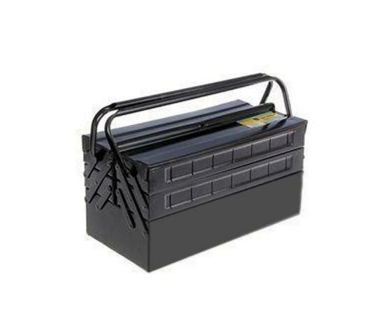 Ящик для инструментов Topex металлический, 40 x 20 x 21 см (79R100), изображение 2 Ящик для инструментов Topex металлический, 40 x 20 x 21 см (79R100), изображение 2