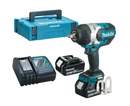Гайковерт Makita DTW1002RTJ аккумуляторный с ударом (DTW1002RTJ), изображение 3 Гайковерт Makita DTW1002RTJ аккумуляторный с ударом (DTW1002RTJ), изображение 3