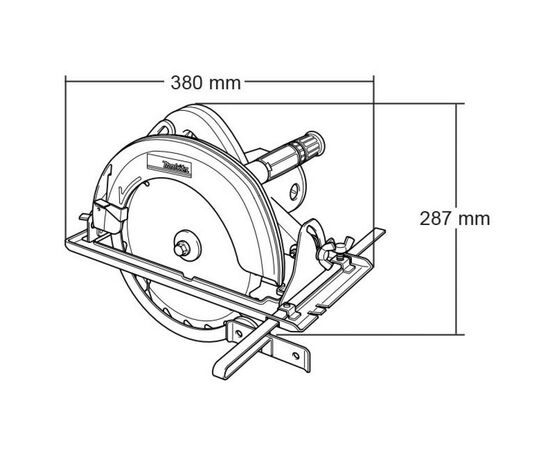 Дисковая пила Makita N5900B, изображение 3 Дисковая пила Makita N5900B, изображение 3