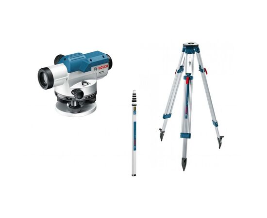 Оптический нивелир Bosch GOL 26 D + BT160 + GR500 (0.601.068.002), изображение 2 Оптический нивелир Bosch GOL 26 D + BT160 + GR500 (0.601.068.002), изображение 2