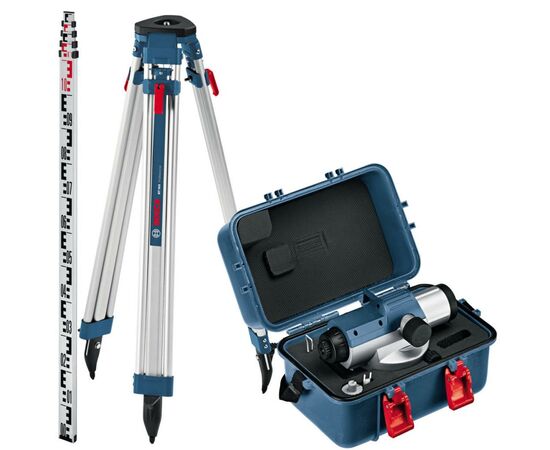 Оптический нивелир Bosch GOL 26 D + BT160 + GR500 (0.601.068.002), изображение 3 Оптический нивелир Bosch GOL 26 D + BT160 + GR500 (0.601.068.002), изображение 3