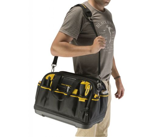 Сумка для инструмента Stanley FatMax двусторонняя 43см (FMST1-73607), изображение 4 Сумка для инструмента Stanley FatMax двусторонняя 43см (FMST1-73607), изображение 4