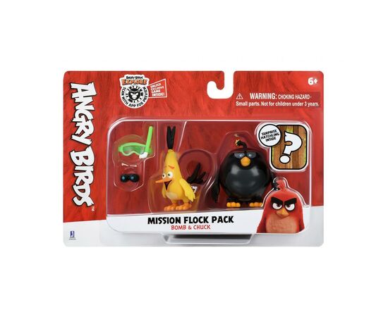 Фігурка для геймерів Jazwares Angry Birds ANB Mission Flock Бомб та Чак (ANB0008)