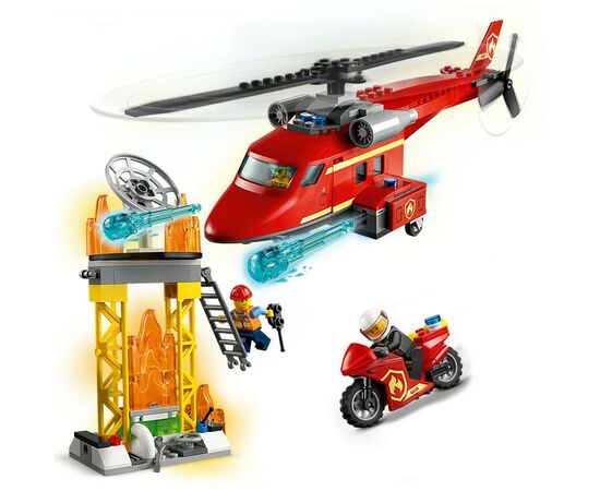 Конструктор LEGO City Fire Пожарный спасательный вертолет 212 деталей (60281), изображение 3 Конструктор LEGO City Fire Пожарный спасательный вертолет 212 деталей (60281), изображение 3