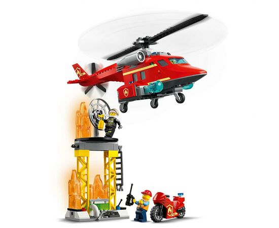 Конструктор LEGO City Fire Пожарный спасательный вертолет 212 деталей (60281), изображение 7 Конструктор LEGO City Fire Пожарный спасательный вертолет 212 деталей (60281), изображение 7
