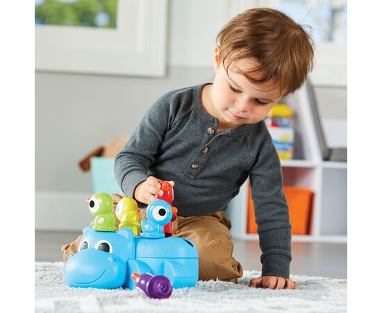 Ігровий набір Learning Resources сортер Розумний бегемот (LER9108), зображення 7 Ігровий набір Learning Resources сортер Розумний бегемот (LER9108), зображення 7