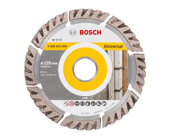 Диск пильний Bosch Standart for Universal 125-22.23, по бетону (2.608.615.059)
