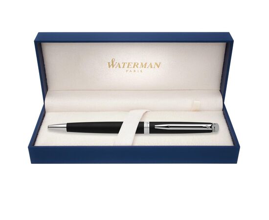 Ручка шариковая Waterman HEMISPHERE Mаtte Black CT BP (22 001), изображение 4 Ручка шариковая Waterman HEMISPHERE Mаtte Black CT BP (22 001), изображение 4