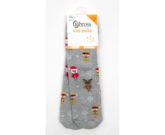 Носки Bross махровые с оленями (23394-4-gray), изображение 3 Носки Bross махровые с оленями (23394-4-gray), изображение 3