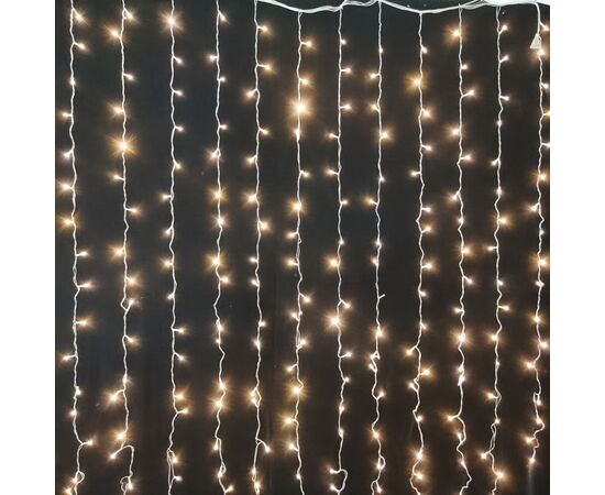Гирлянда Novogod`ko штора 238 LED, теплый белый, 2*2м, 8 реж. (973766)
