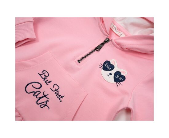 Платье POP FASHION с капюшоном (6728-116G-pink), изображение 3 Платье POP FASHION с капюшоном (6728-116G-pink), изображение 3