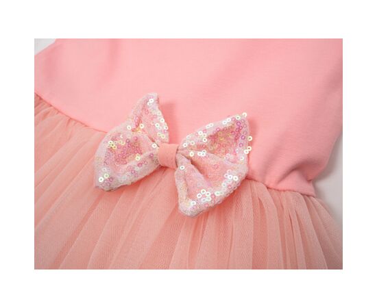 Платье Breeze с фатиновой юбкой (15583-140G-peach), изображение 3 Платье Breeze с фатиновой юбкой (15583-140G-peach), изображение 3