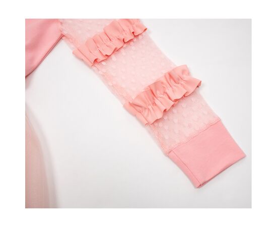 Платье Breeze с фатиновой юбкой (15583-140G-peach), изображение 4 Платье Breeze с фатиновой юбкой (15583-140G-peach), изображение 4