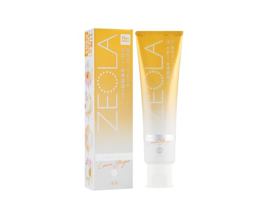 Зубна паста Zettoc Zeola Lemon Ginger Лимон та імбир 100 г (4582118954339), зображення 2 Зубна паста Zettoc Zeola Lemon Ginger Лимон та імбир 100 г (4582118954339), зображення 2
