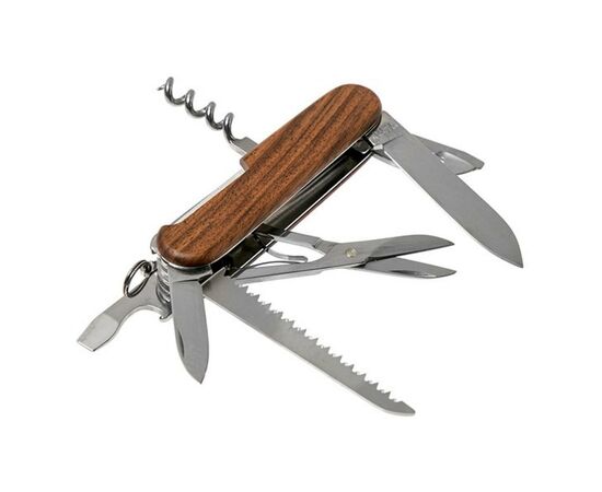 Нож Victorinox Huntsman Wood, орех (1.3711.63), изображение 3 Нож Victorinox Huntsman Wood, орех (1.3711.63), изображение 3