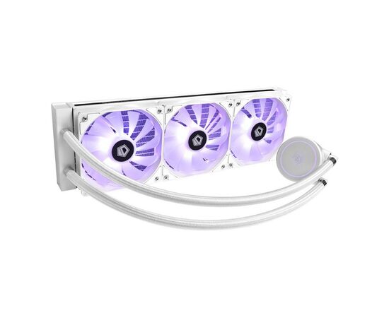 Система водного охлаждения ID-Cooling Auraflow X 360 Snow, изображение 3 Система водного охлаждения ID-Cooling Auraflow X 360 Snow, изображение 3