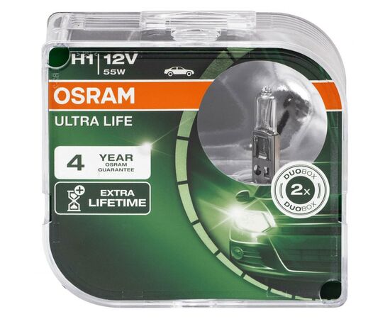 Автолампа Osram галогенова 55W (OS 64150 ULT DUOBOX)