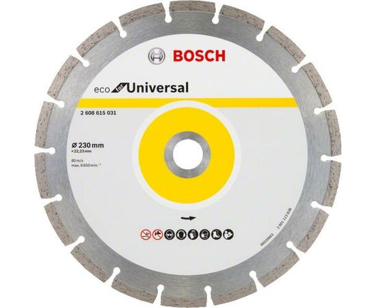 Круг відрізний Bosch ECO Universal 230-22.23 (2.608.615.031)