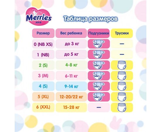 Подгузник Merries для детей S 4-8 кг 24 шт (555016), изображение 10 Подгузник Merries для детей S 4-8 кг 24 шт (555016), изображение 10