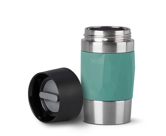 Термокружка Tefal Compact Mug 300 ml Green (N2160310), изображение 2 Термокружка Tefal Compact Mug 300 ml Green (N2160310), изображение 2