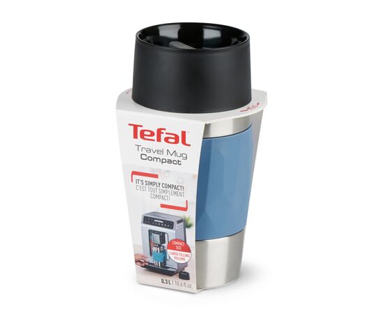 Термокружка Tefal Compact Mug 300 ml Blue (N2160210), изображение 7 Термокружка Tefal Compact Mug 300 ml Blue (N2160210), изображение 7