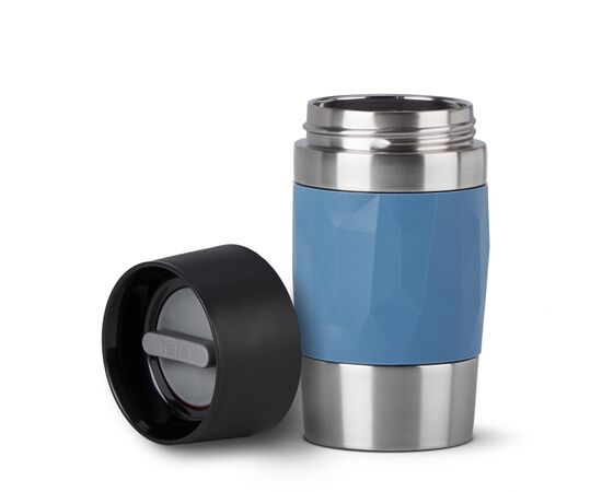 Термокружка Tefal Compact Mug 300 ml Blue (N2160210), изображение 8 Термокружка Tefal Compact Mug 300 ml Blue (N2160210), изображение 8