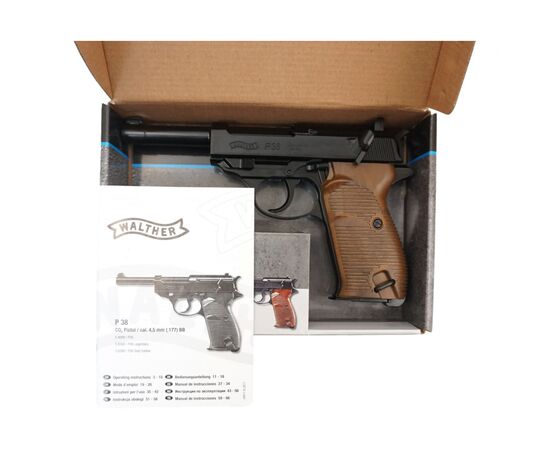 Пневматический пистолет Umarex Walther CP38 Blowback (5.8089), изображение 7 Пневматический пистолет Umarex Walther CP38 Blowback (5.8089), изображение 7