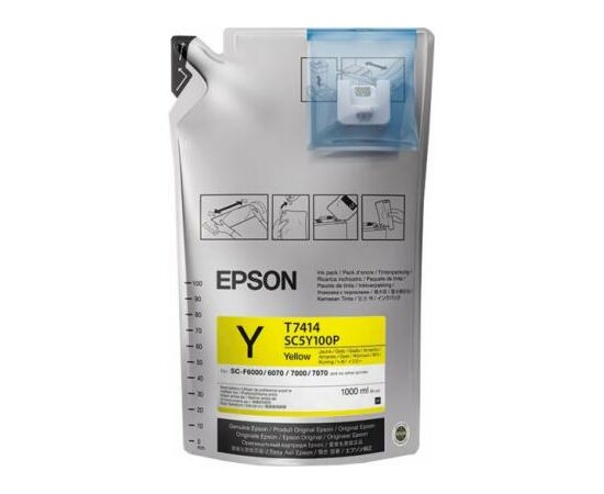 Контейнер с чернилами Epson SC-F6000/7000 UltraChrome DS Yellow (1Lx6packs) (C13T741400)